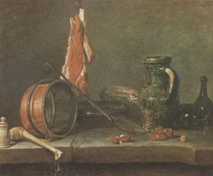 Jean Baptiste Simeon Chardin A Lean Diet  With Cooking Utensils (mk05) China oil painting art